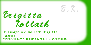 brigitta kollath business card